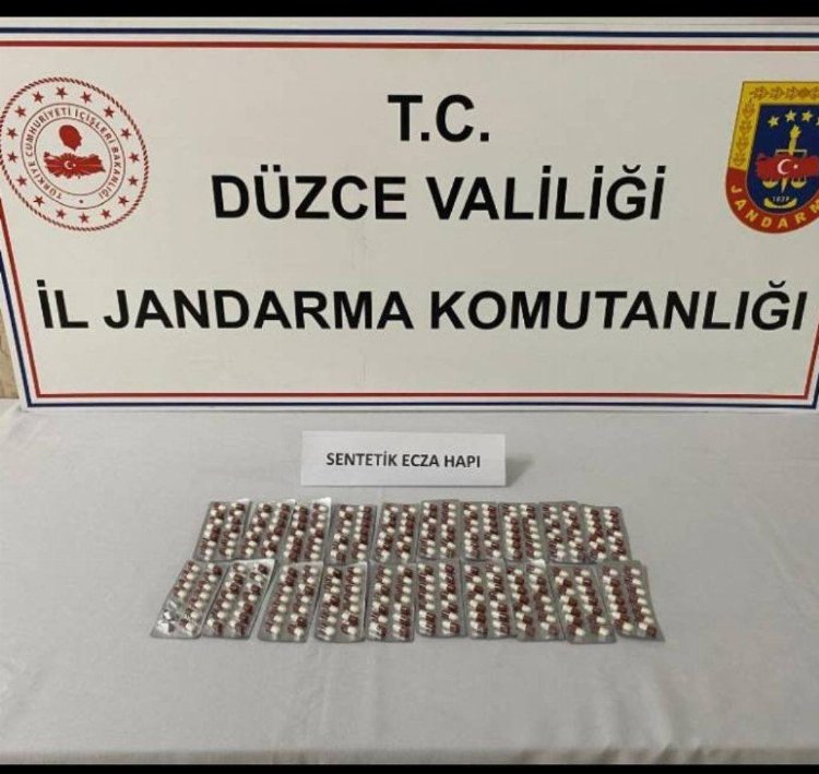 Düzce Jandarması’ndan uyuşturucu operasyonu