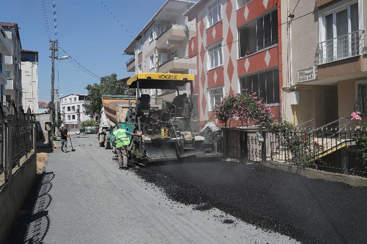 Gebze’de yol çalışmaları sürüyor