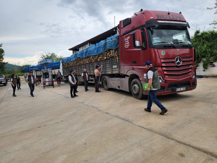 Mobil orman kontrol noktaları denetimde