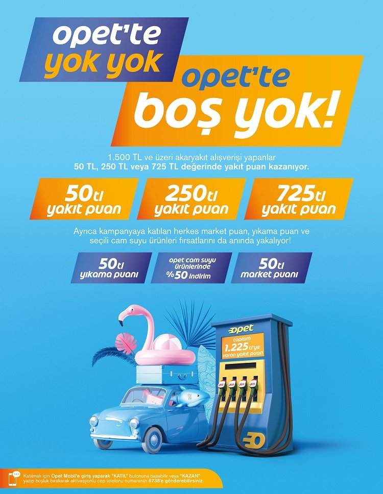 OPET’te “Boş Yok” Kampanyası ile anında puan