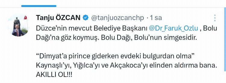 Düzceli gazetecilerden Bolu Belediye Başkanı’na kınama