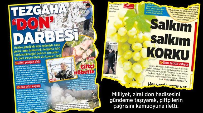 ‘Zirai dondan 34 vilayet etkilendi’ – Düzgün Haber