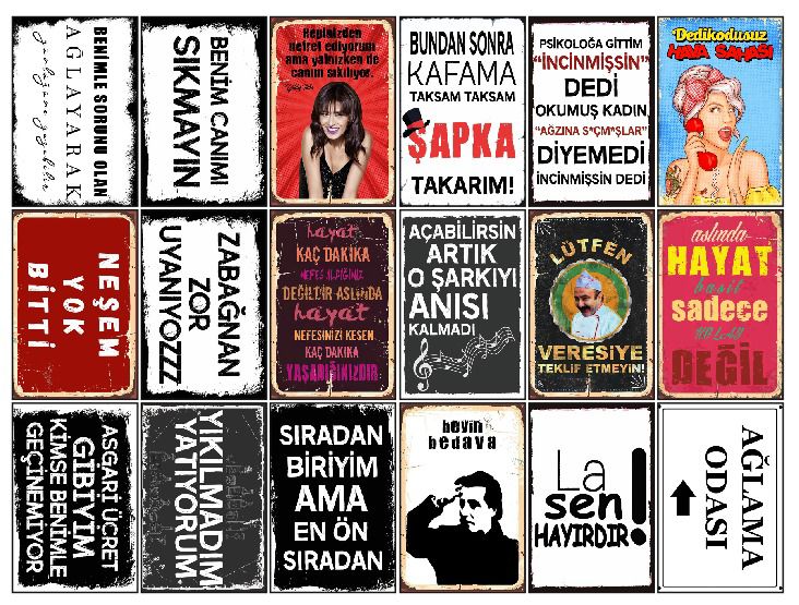 Retro Ahşap Poster Kullanım Alanları Hakkında Bilgiler