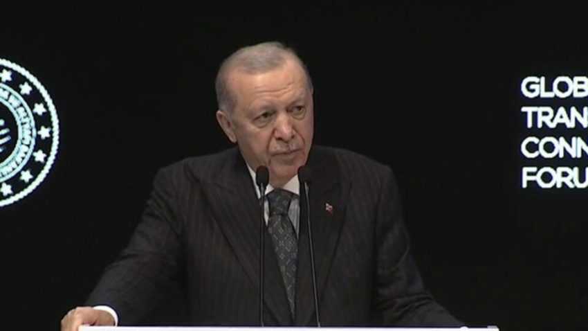 Erdoğan: Global iktisatta lojistik sınırların kıymeti süratle artıyor