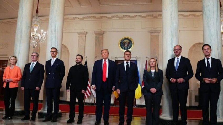 Trump Zelenski ve Avrupalı başkanlarla görüştü